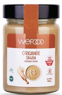 Wefood Organik Tahin 300 gr Tahin kullananlar yorumlar